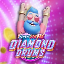 Official Slots logo: Hyper Strike Diamond Drums by Gameburger Studios at Versailles Casino